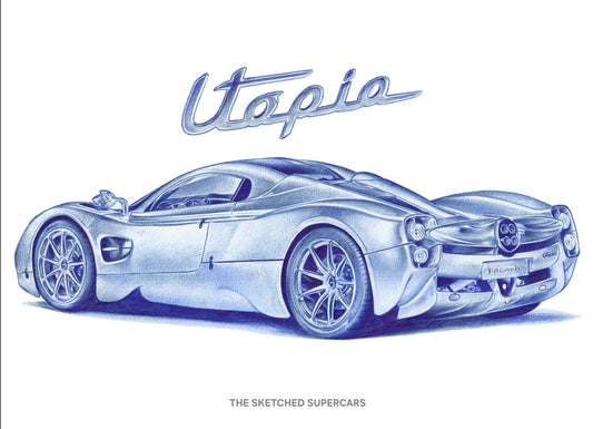 PAGANI Utopia sketch print